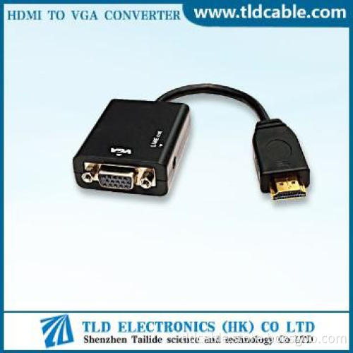 high quality HDMI to VGA Adapter with Audio